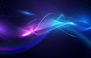 Line and Wave Background vector