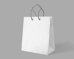 front sode paper bag mockup design photo