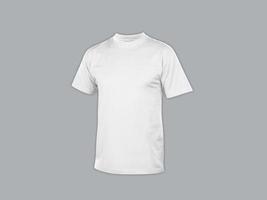 white t shirt mockup front side photo