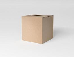 square box closed mockup photo