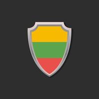 Illustration of Lithuania flag Template vector