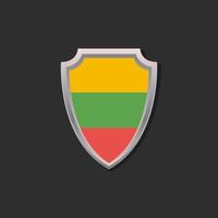 Illustration of Lithuania flag Template vector