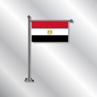 Illustration of Egypt flag Template vector