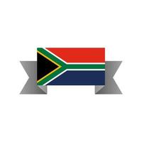 Illustration of South Africa flag Template