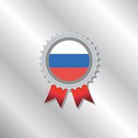 Illustration of Russia flag Template vector