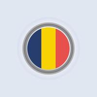 Illustration of Romania flag Template vector