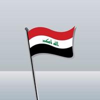 Illustration of Iraq flag Template vector