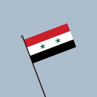 Illustration of Syria flag Template vector