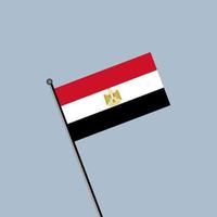 Illustration of Egypt flag Template vector