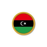 Illustration of Libya flag Template vector