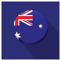 Australia flag design vector