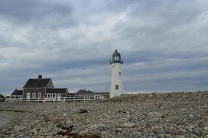 Tumultuous Skies Over Scituate Light photo