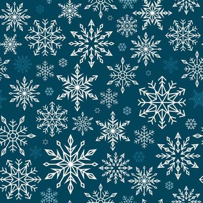 Snowflakes Seamless Background