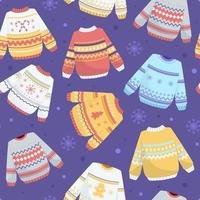 Ugly Sweaters Seamless vector