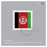 Afghanistan flag design vector