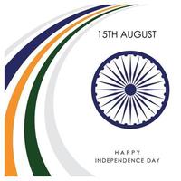 vector de diseño del día de la independencia india