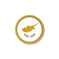 Illustration of Cyprus flag Template vector