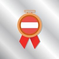 Illustration of Austria flag Template vector