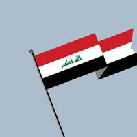 Illustration of Iraq flag Template vector