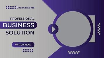 Free Editable Multipurpose Corporate Business Click Bait Live Stream Video Thumbnail vector