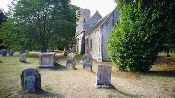 antigua iglesia inglesa en norfolk foto