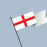 Illustration of England flag Template vector