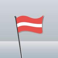 Illustration of Latvia flag Template vector