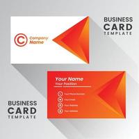 Business card design set template for company corporate style. vector