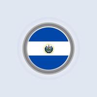 ilustración de la plantilla de la bandera de el salvador vector