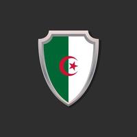 Illustration of Algeria flag Template vector