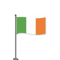 ilustración de la plantilla de la bandera de irlanda vector