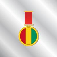 ilustración de plantilla de bandera de guinea vector