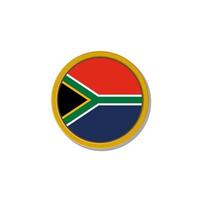 Illustration of South Africa flag Template vector