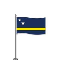 Illustration of Curacao flag Template vector