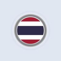 Illustration of Thailand flag Template vector