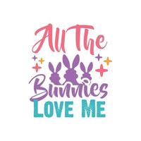 Easter Day Quotes and lettering vector T-shirt design