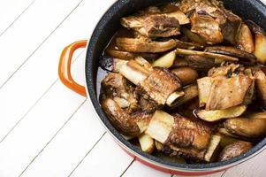 Beef stew with potatoes. photo