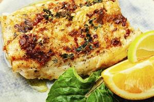 Fried fish, seafood, filet o fish photo