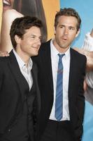 LOS ANGELES, AUG 1 - Jason Bateman Ryan Reynolds at the premiere of Universal Pictures The Change-Up held at the Regency Village Theatre on August 1, 2011 in Los Angeles, California photo