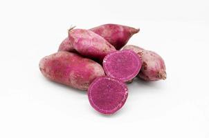 isolated sweet Japanese potatoes photo