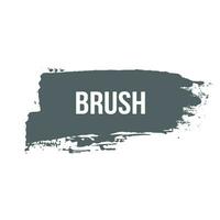 Hand drawn abstract paint brush strokes vector