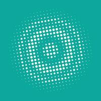 Halftone circular dots  vector
