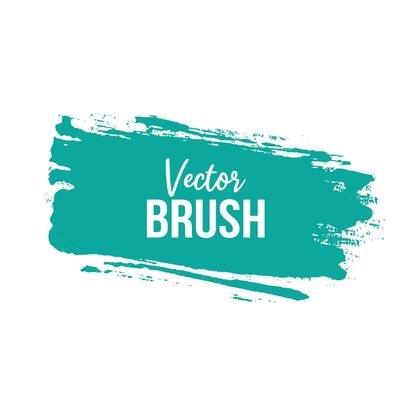 Abstract hand painted ink brush stroke