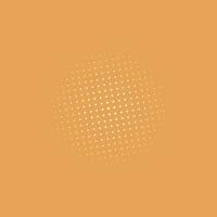 Halftone circular dotted frame design vector