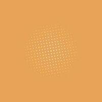 Halftone circular dotted frame design vector