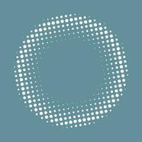 Halftone circular dots  vector