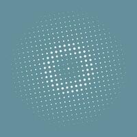 Halftone circular background vector