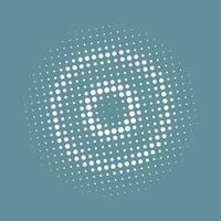 Circle halftone pattern background vector