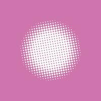 Abstract grunge halftone circles shapes background vector