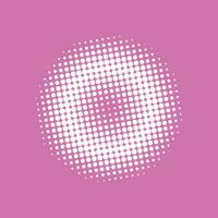 Abstract grunge halftone circle design vector